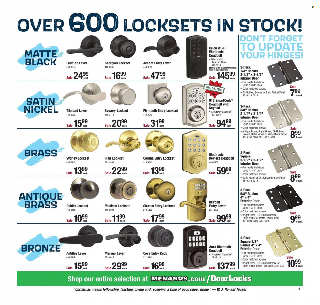 Menards ad - 12/14/2021 - 12/24/2021. Page 7