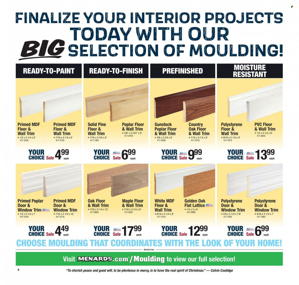 Menards ad - 12/14/2021 - 12/24/2021. Page 8
