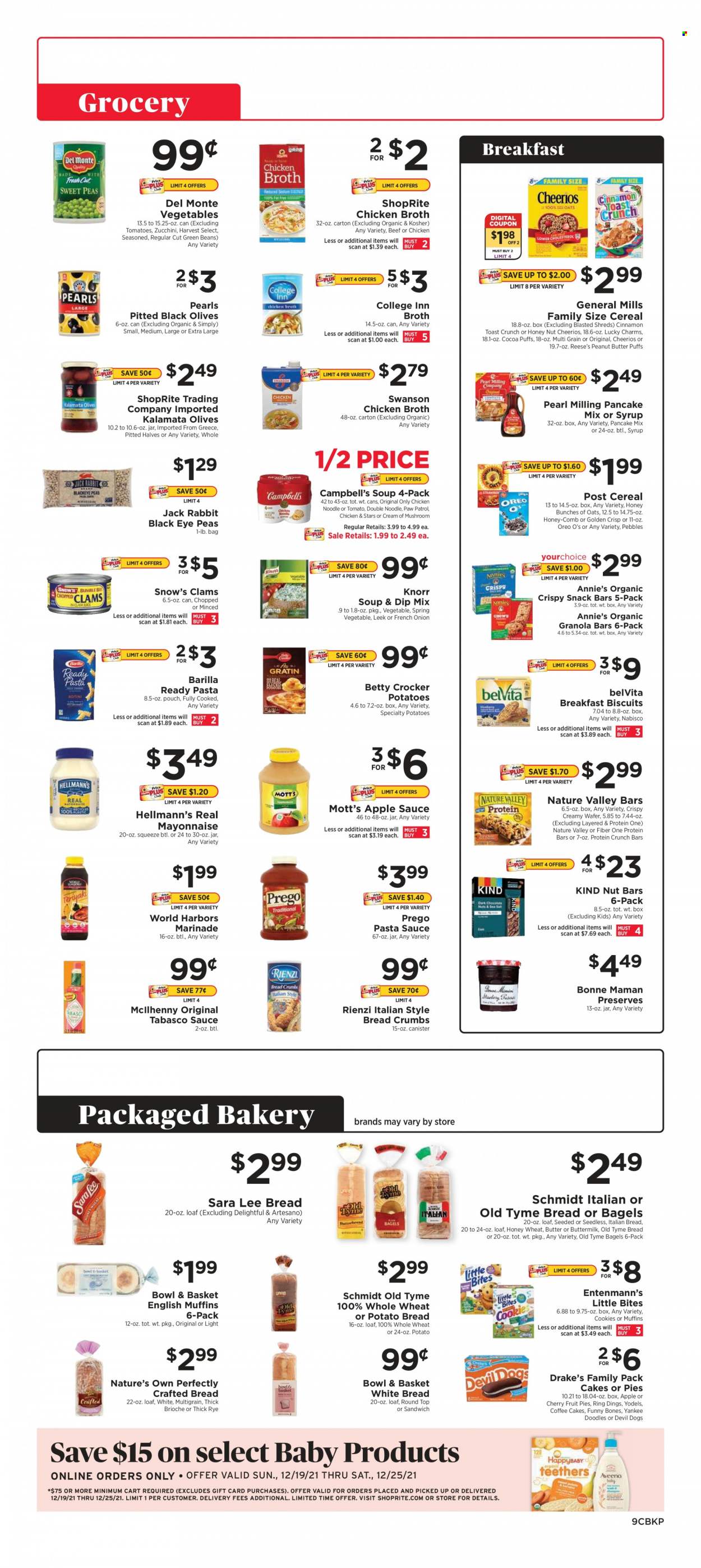 ShopRite ad - 12/19/2021 - 12/25/2021. Page 9