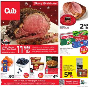 Cub Foods Flyer - 12/19/2021 - 12/24/2021.