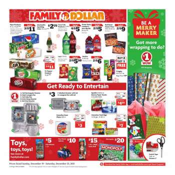 Family Dollar Flyer - 12/19/2021 - 12/25/2021.
