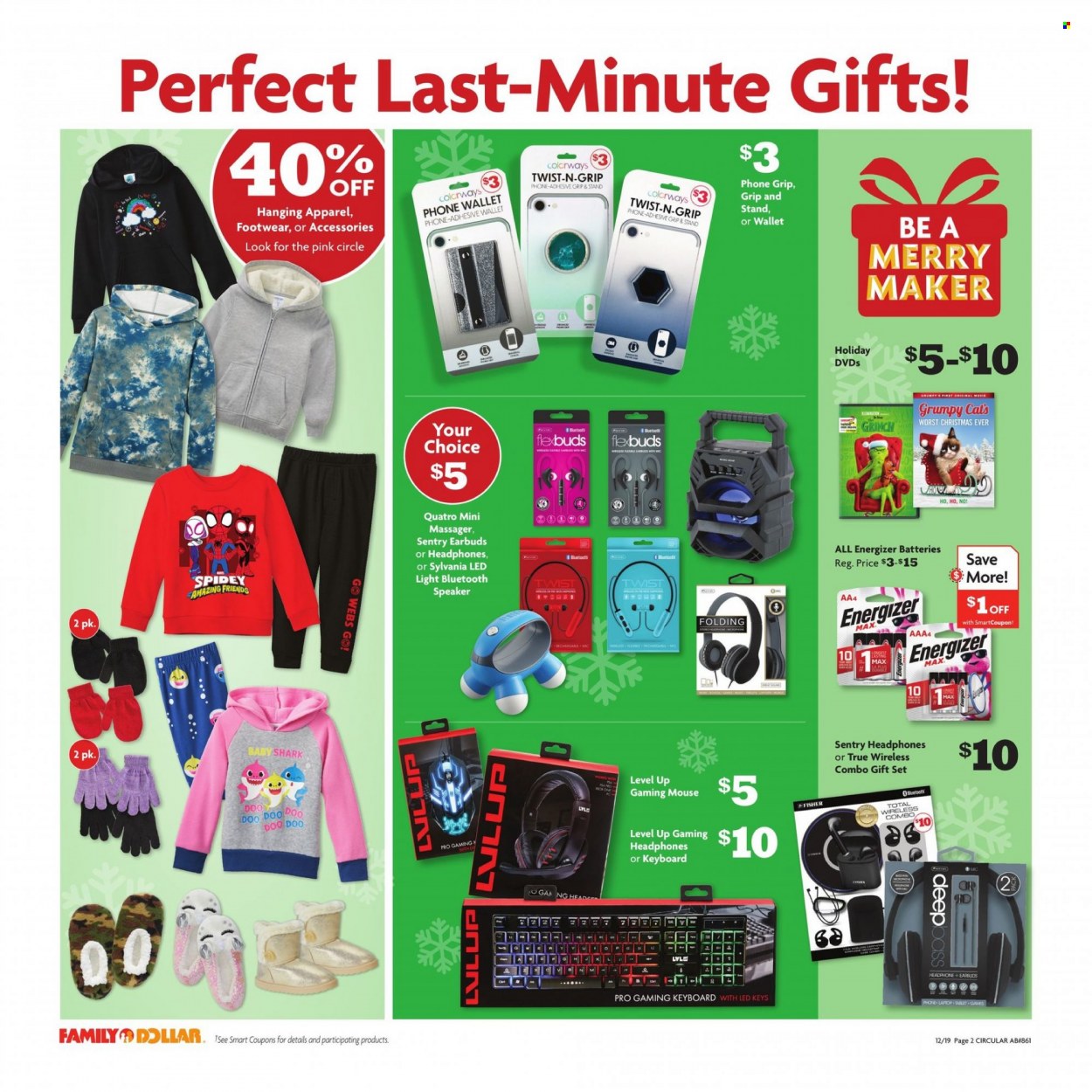 Family Dollar ad - 12/19/2021 - 12/25/2021. Page 4