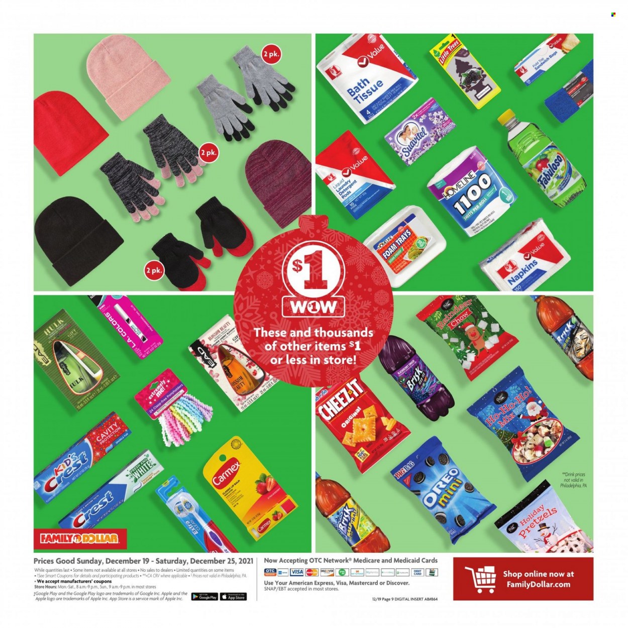 Family Dollar ad - 12/19/2021 - 12/25/2021. Page 13