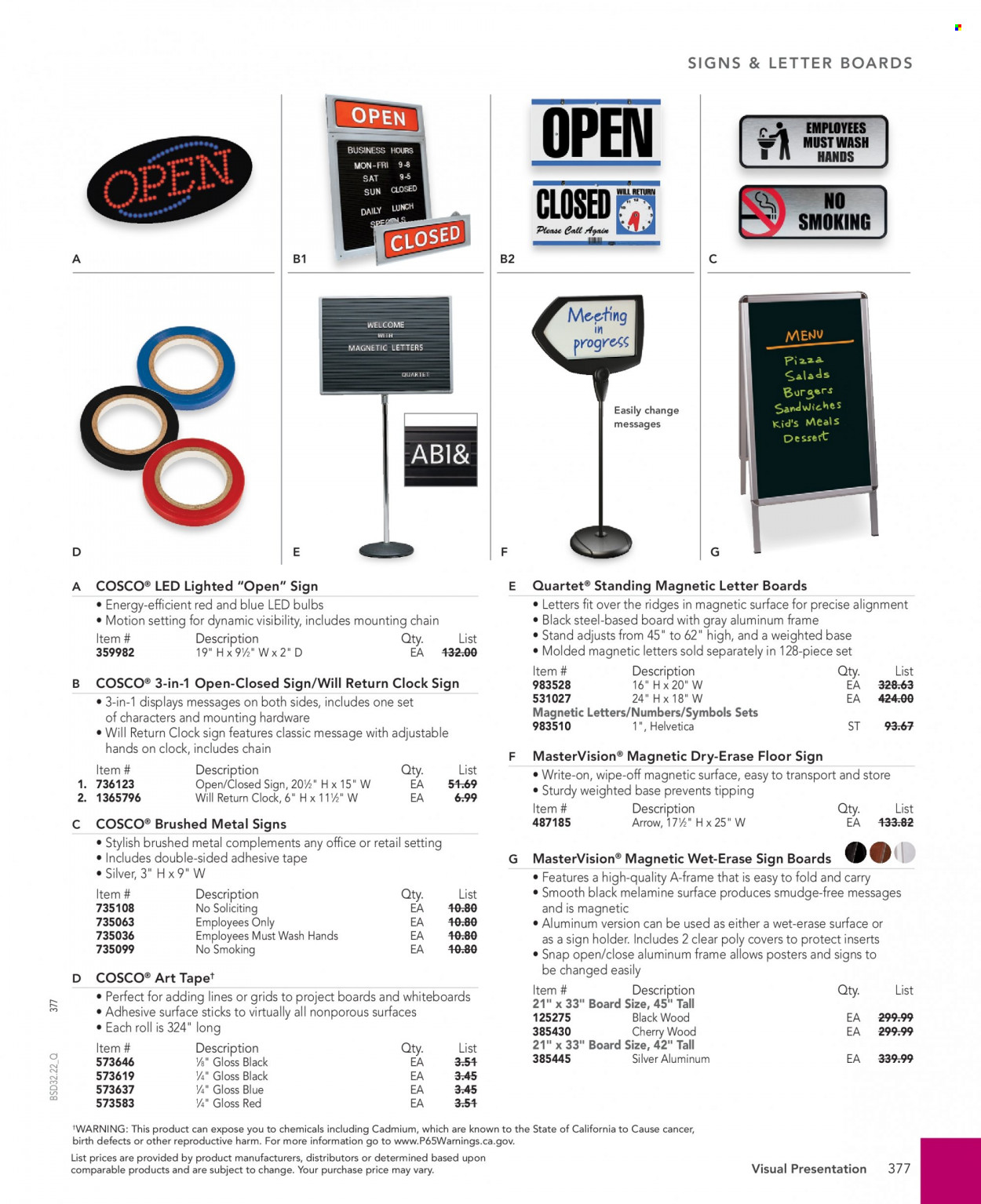 thumbnail - Office DEPOT Flyer - Sales products - holder, bulb, LED bulb. Page 377.
