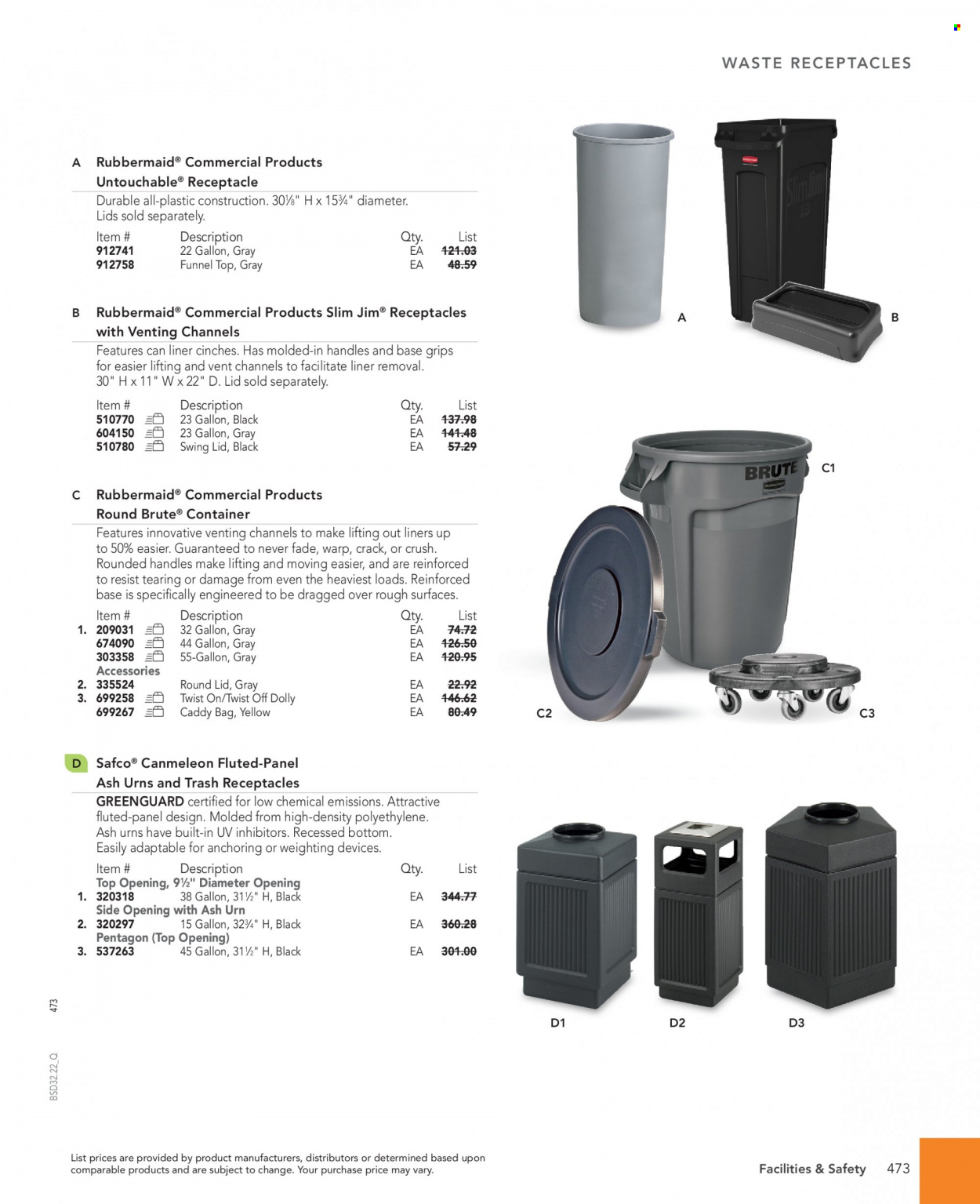 thumbnail - Office DEPOT Flyer - Sales products - container. Page 473.