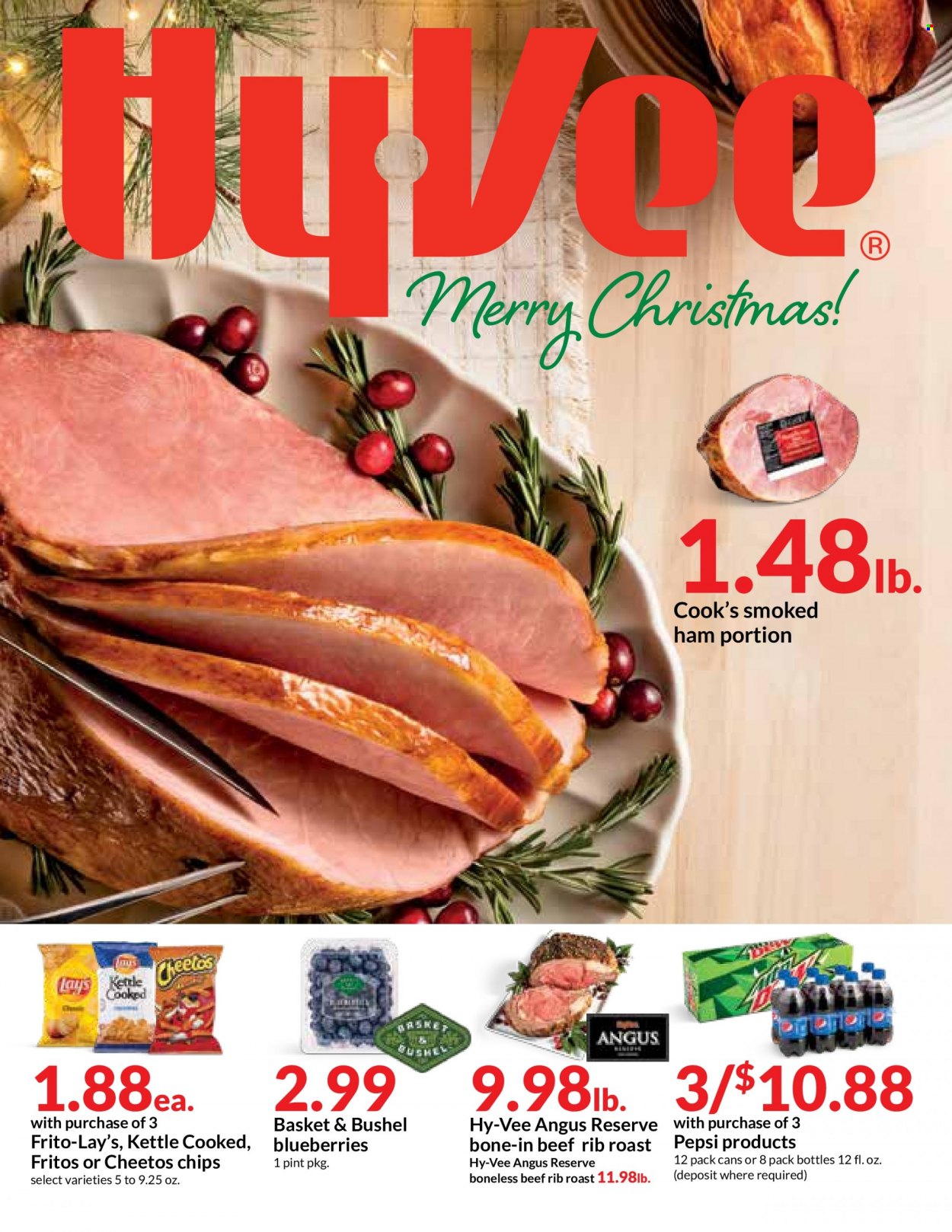 Hy-Vee ad - 12/22/2021 - 12/28/2021. Page 1
