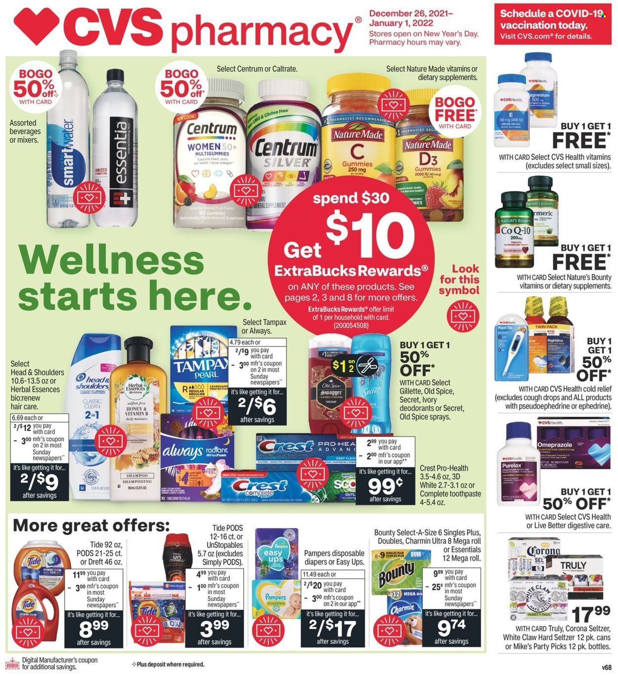 CVS Pharmacy ad - 12/26/2021 - 01/01/2022. Page 1