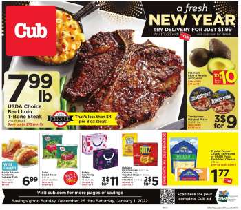 Cub Foods Flyer - 12/26/2021 - 01/01/2022.