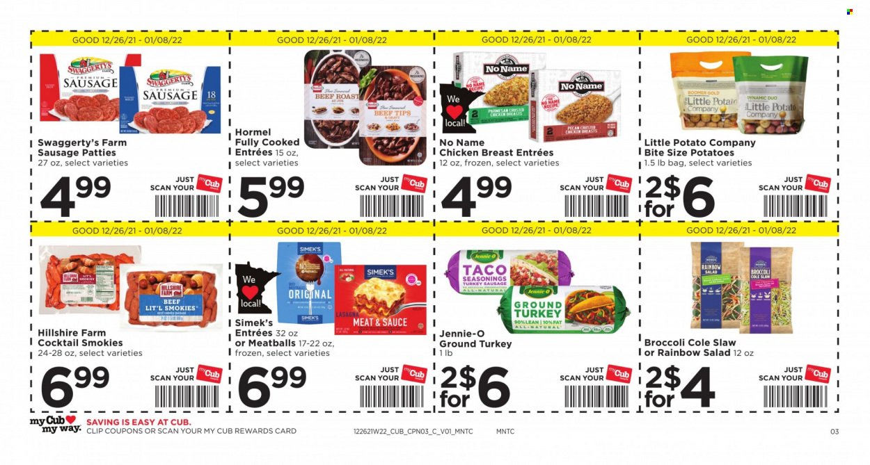 Cub Foods ad - 12/26/2021 - 01/08/2022. Page 3
