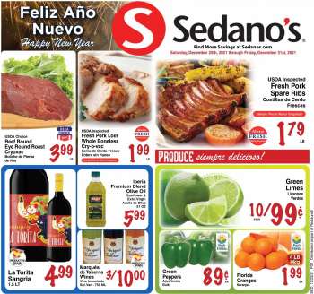 Sedano's Ad