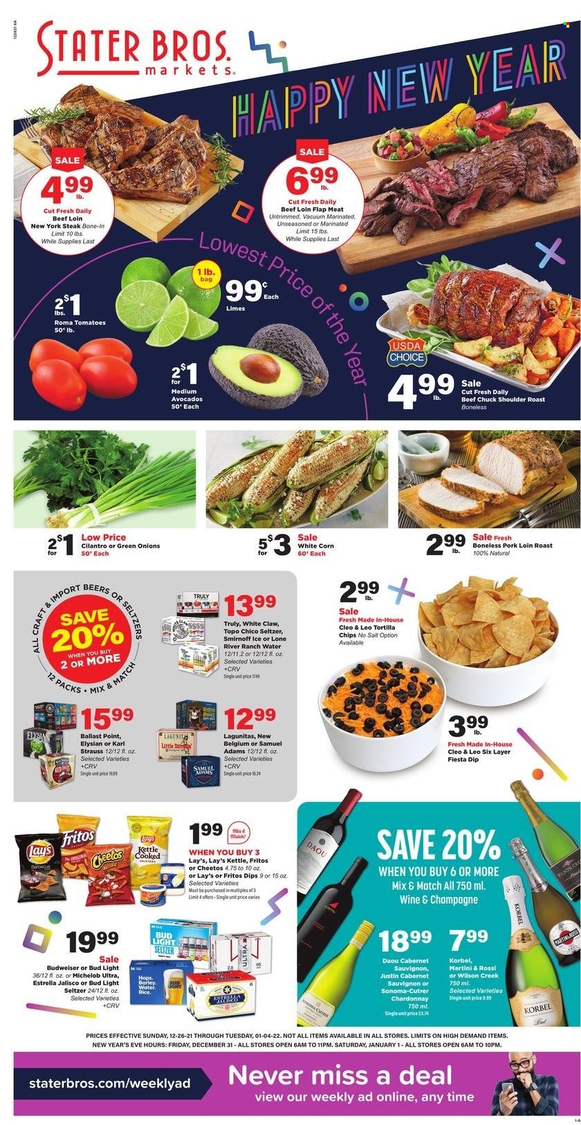 Stater Bros. ad - 12/26/2021 - 01/04/2022. Page 1