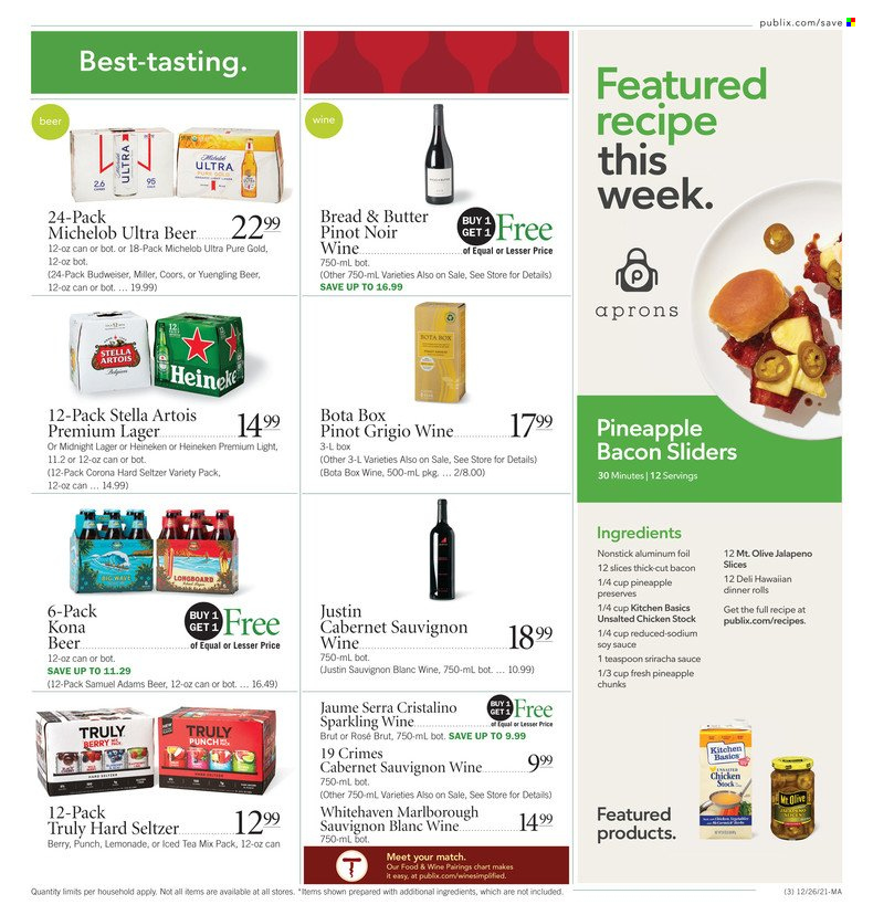 Publix ad - 12/26/2021 - 01/01/2022. Page 3