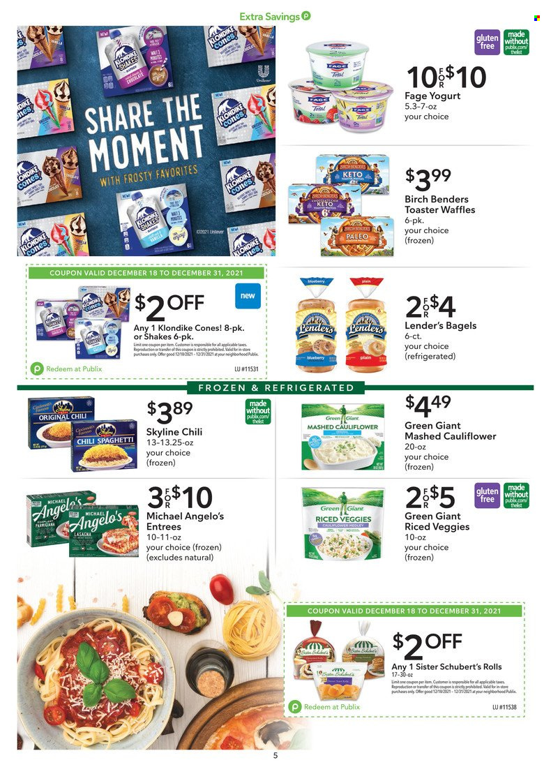 Publix ad - 12/18/2021 - 12/31/2021. Page 5