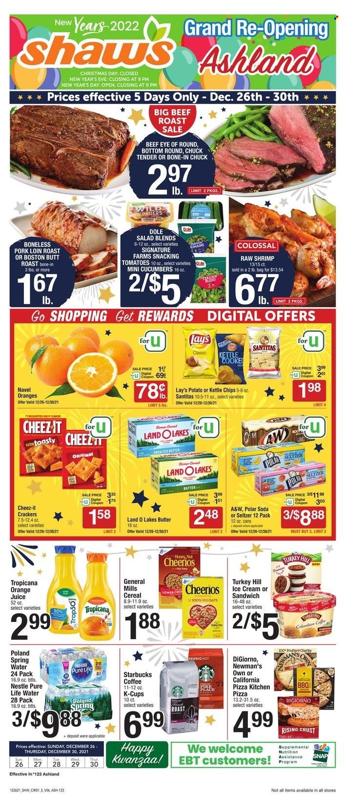 Shaw’s ad - 12/26/2021 - 12/30/2021. Page 1