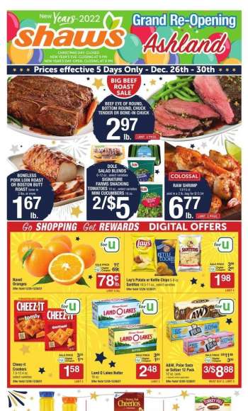 Shaw’s Flyer - 12/26/2021 - 12/30/2021.