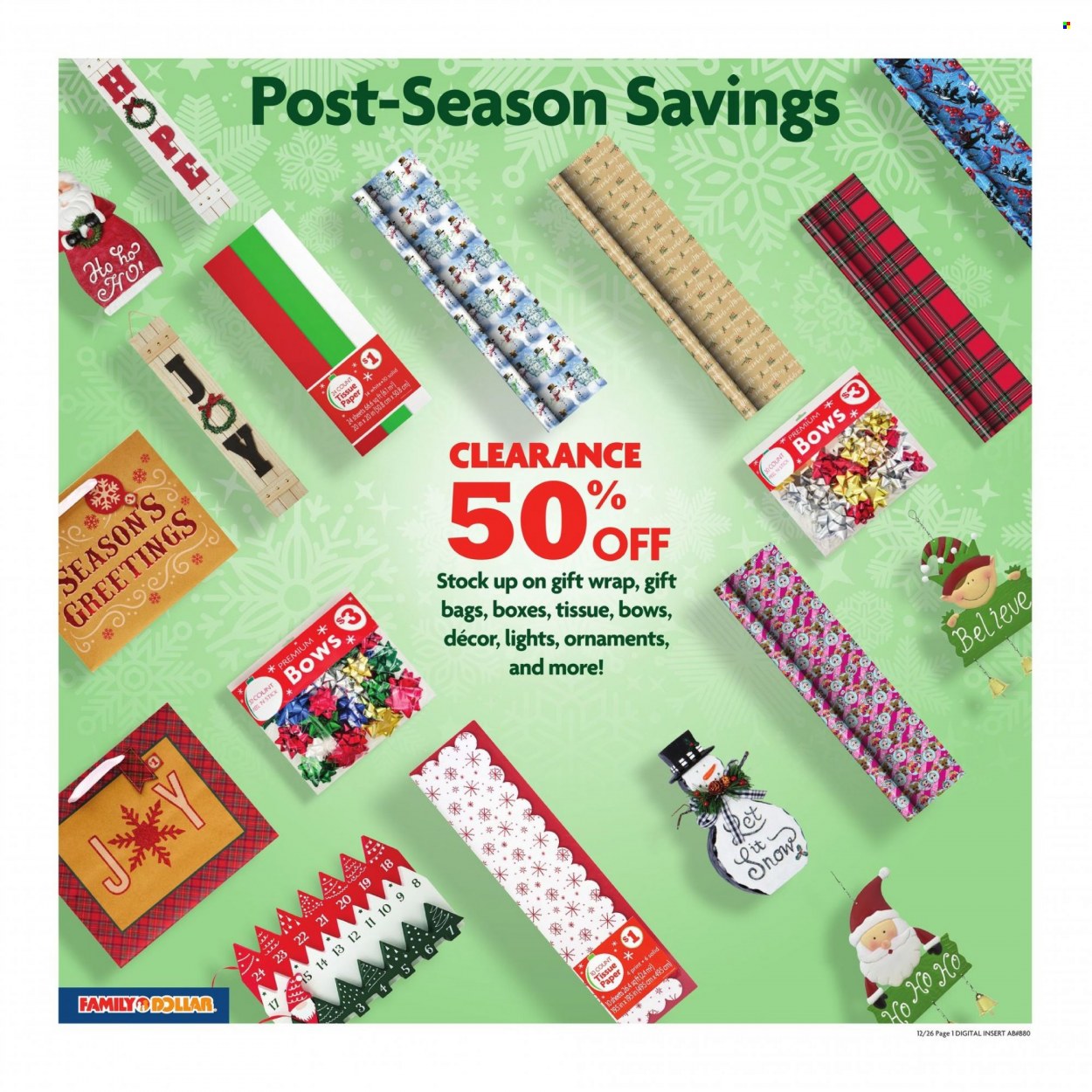 Family Dollar ad - 12/26/2021 - 01/01/2022. Page 13