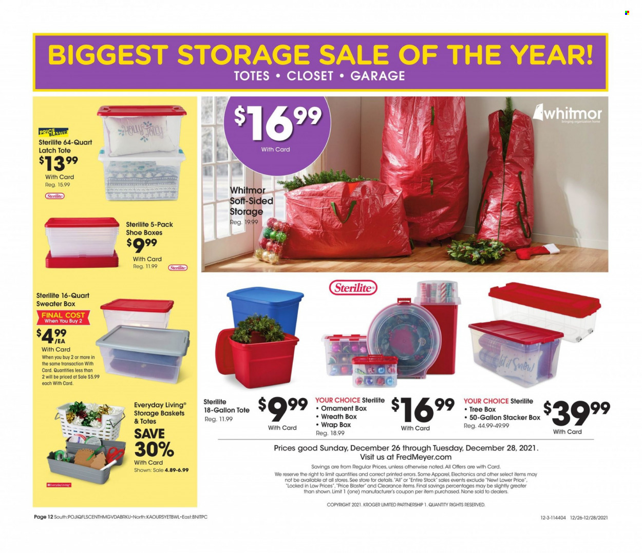 Fred Meyer ad - 12/26/2021 - 12/28/2021. Page 12