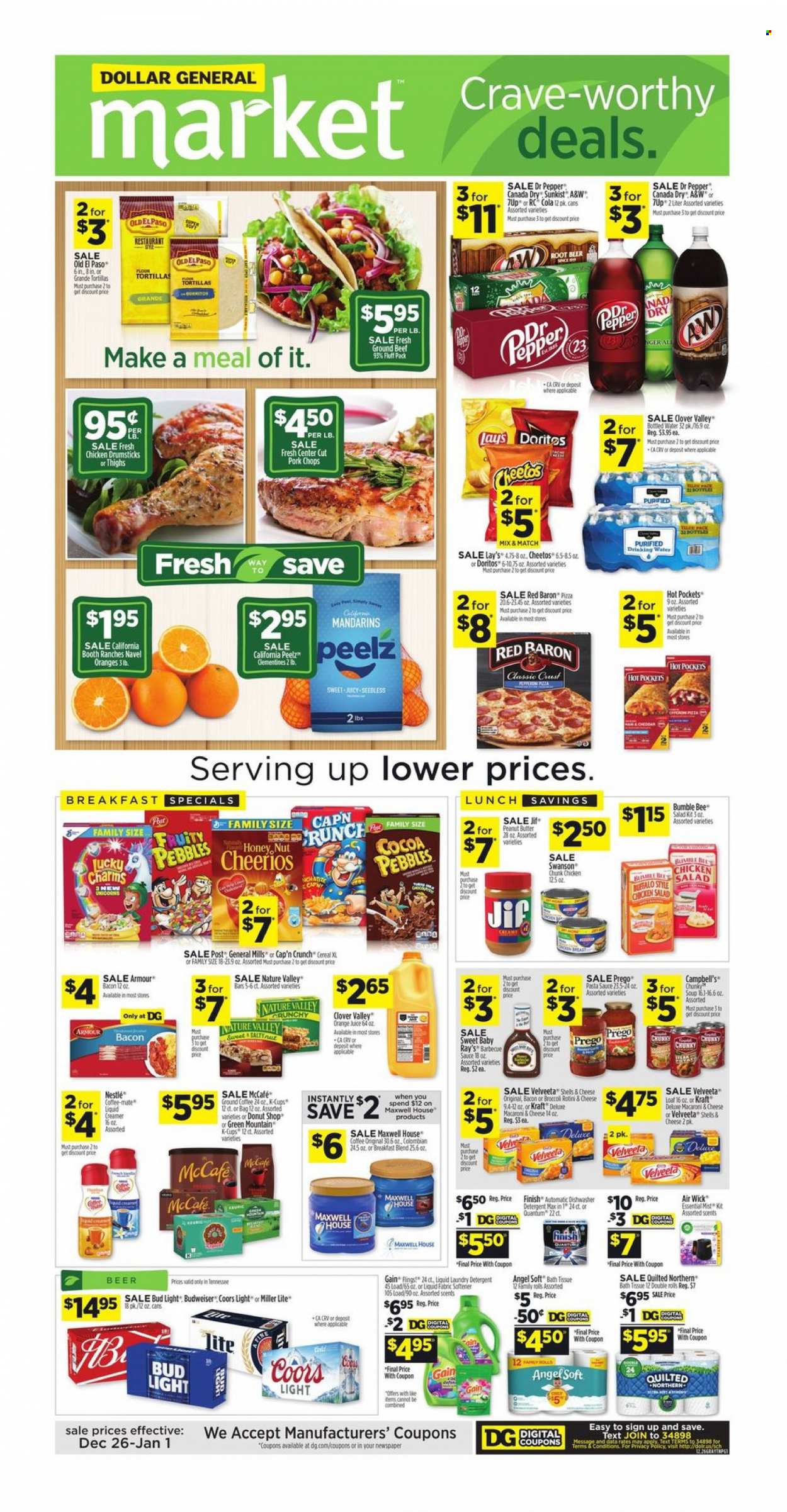 Dollar General ad - 12/26/2021 - 01/01/2022. Page 1