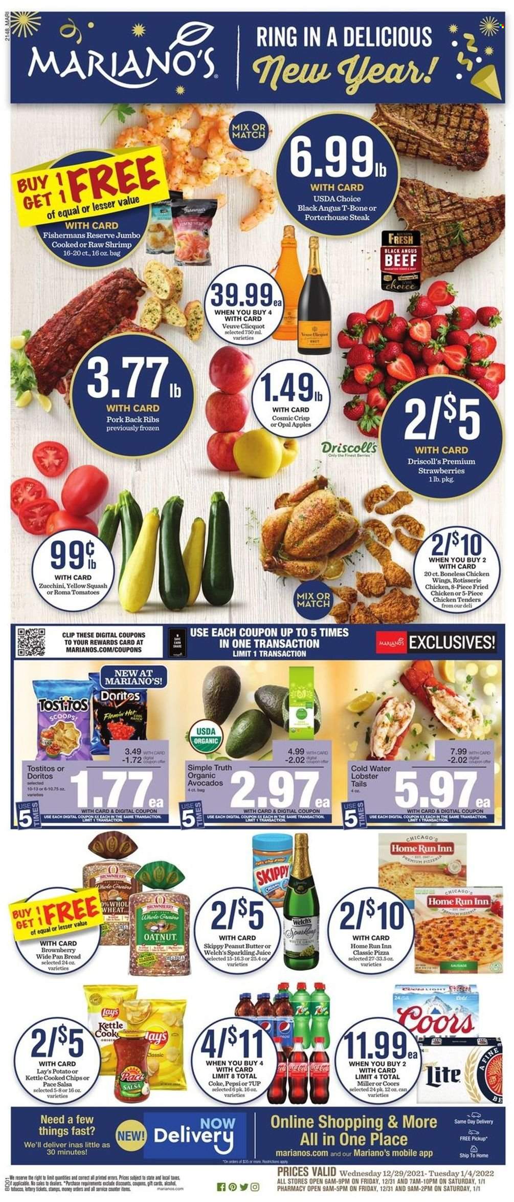 Mariano’s ad - 12/29/2021 - 01/04/2022. Page 1