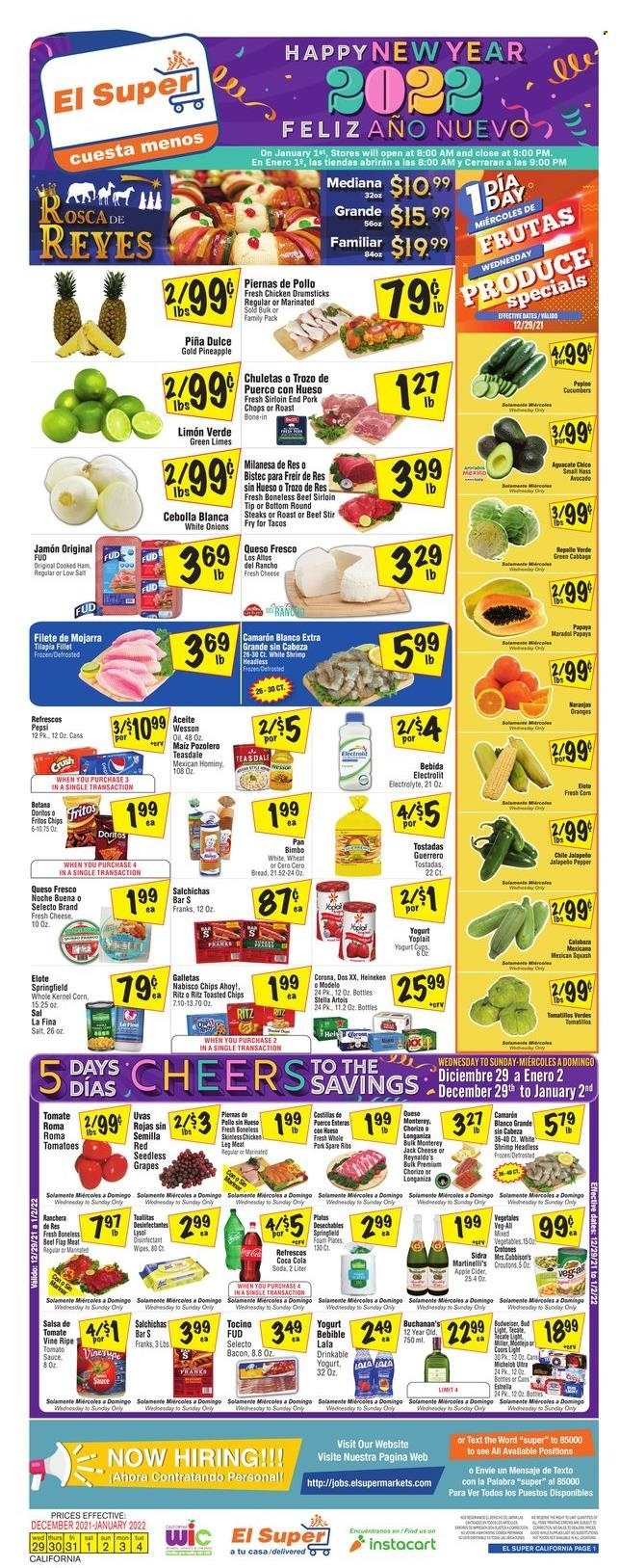 El Super ad - 12/29/2021 - 01/04/2022. Page 1
