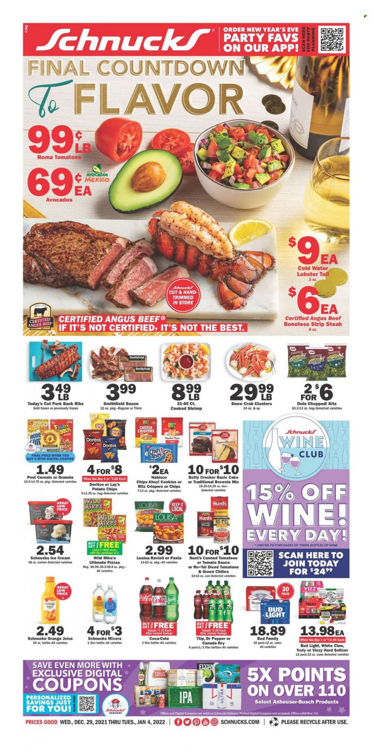 Schnucks ad - 12/29/2021 - 01/04/2022. Page 1