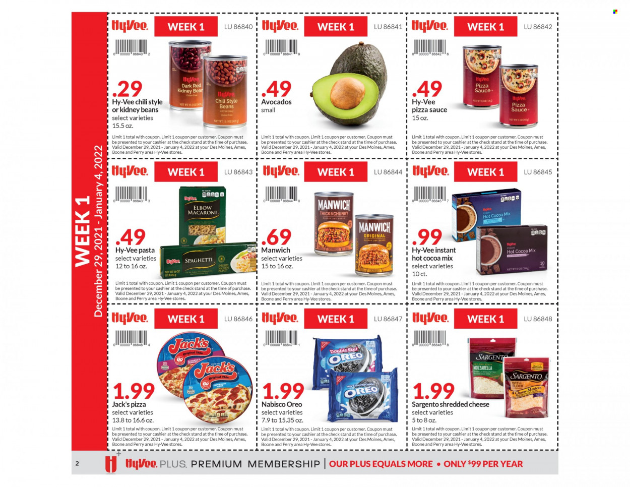 Hy-Vee ad - 12/29/2021 - 01/24/2022. Page 2