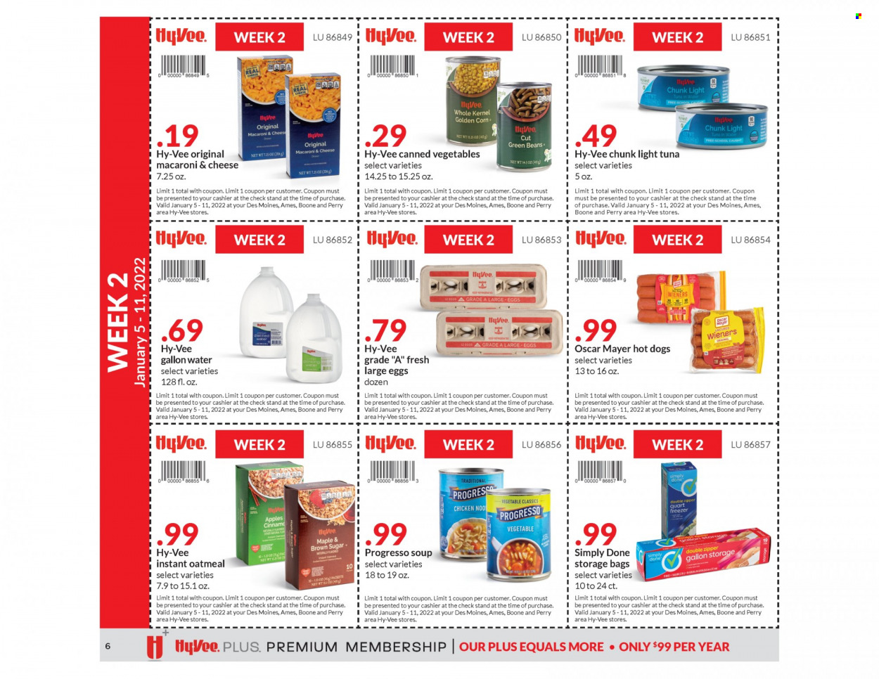 Hy-Vee ad - 12/29/2021 - 01/24/2022. Page 6