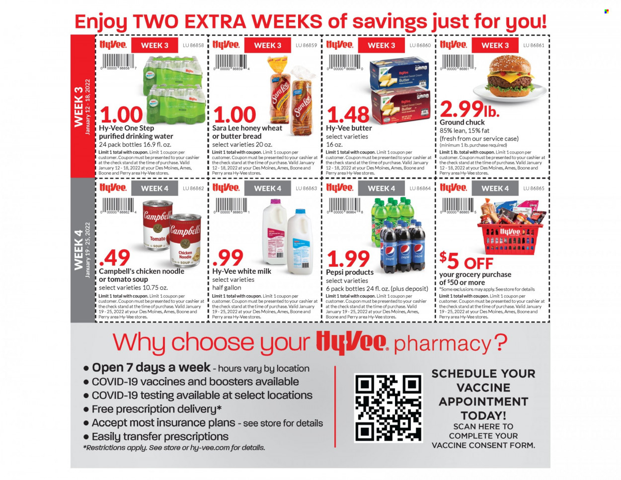 Hy-Vee ad - 12/29/2021 - 01/24/2022. Page 8