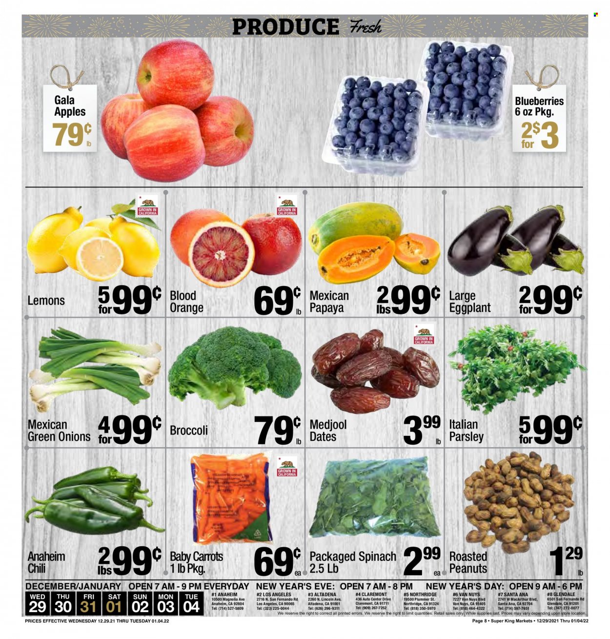 Super King Markets ad - 12/29/2021 - 01/04/2022. Page 8