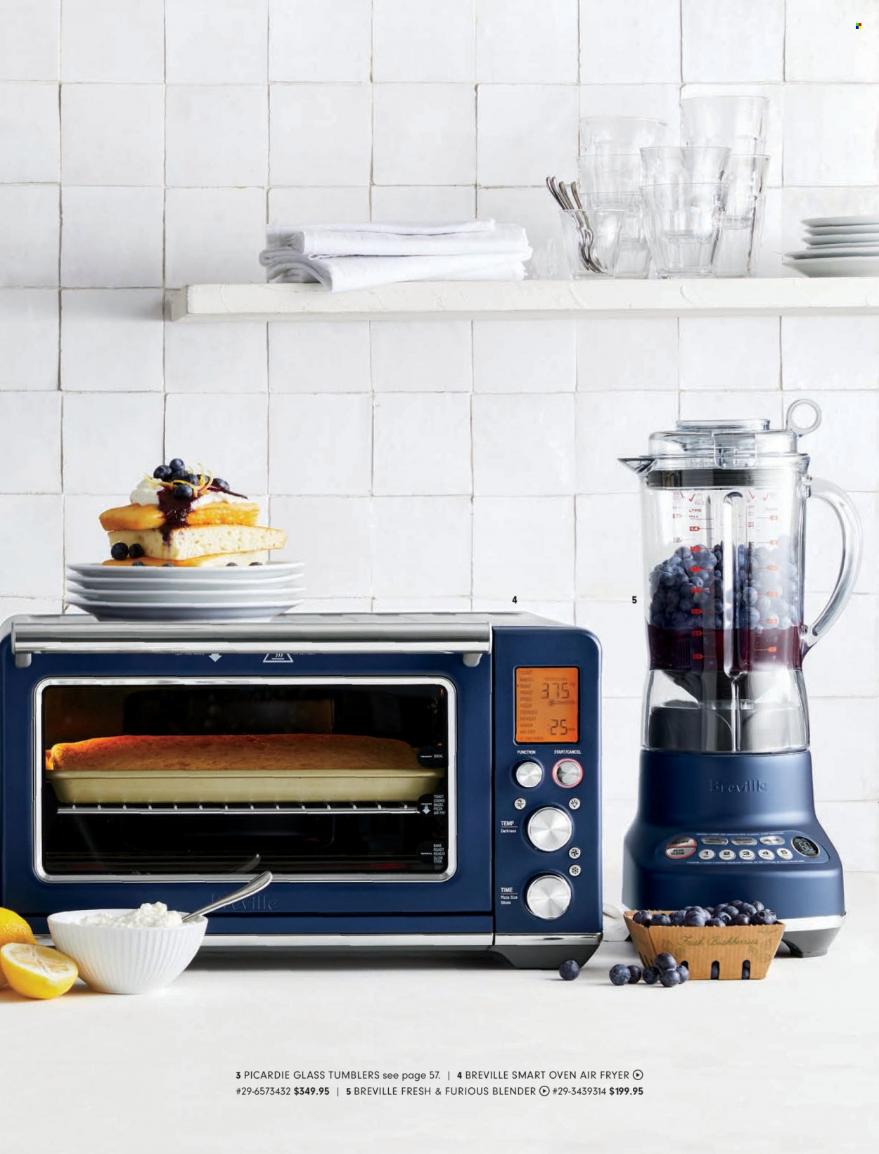 thumbnail - Williams-Sonoma Flyer - 12/29/2021 - 03/25/2022 - Sales products - bagels, tumbler, oven, blender, air fryer. Page 53.
