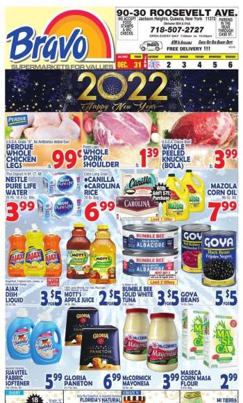 Bravo Supermarkets Flyer - 12/31/2021 - 01/06/2022.