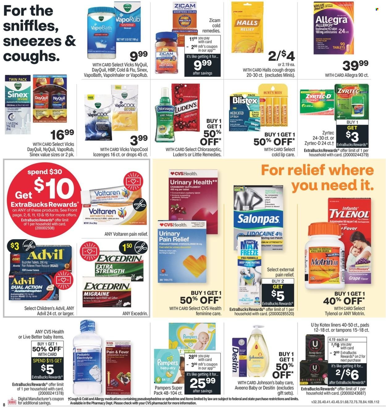 CVS Pharmacy ad - 01/02/2022 - 01/08/2022. Page 8