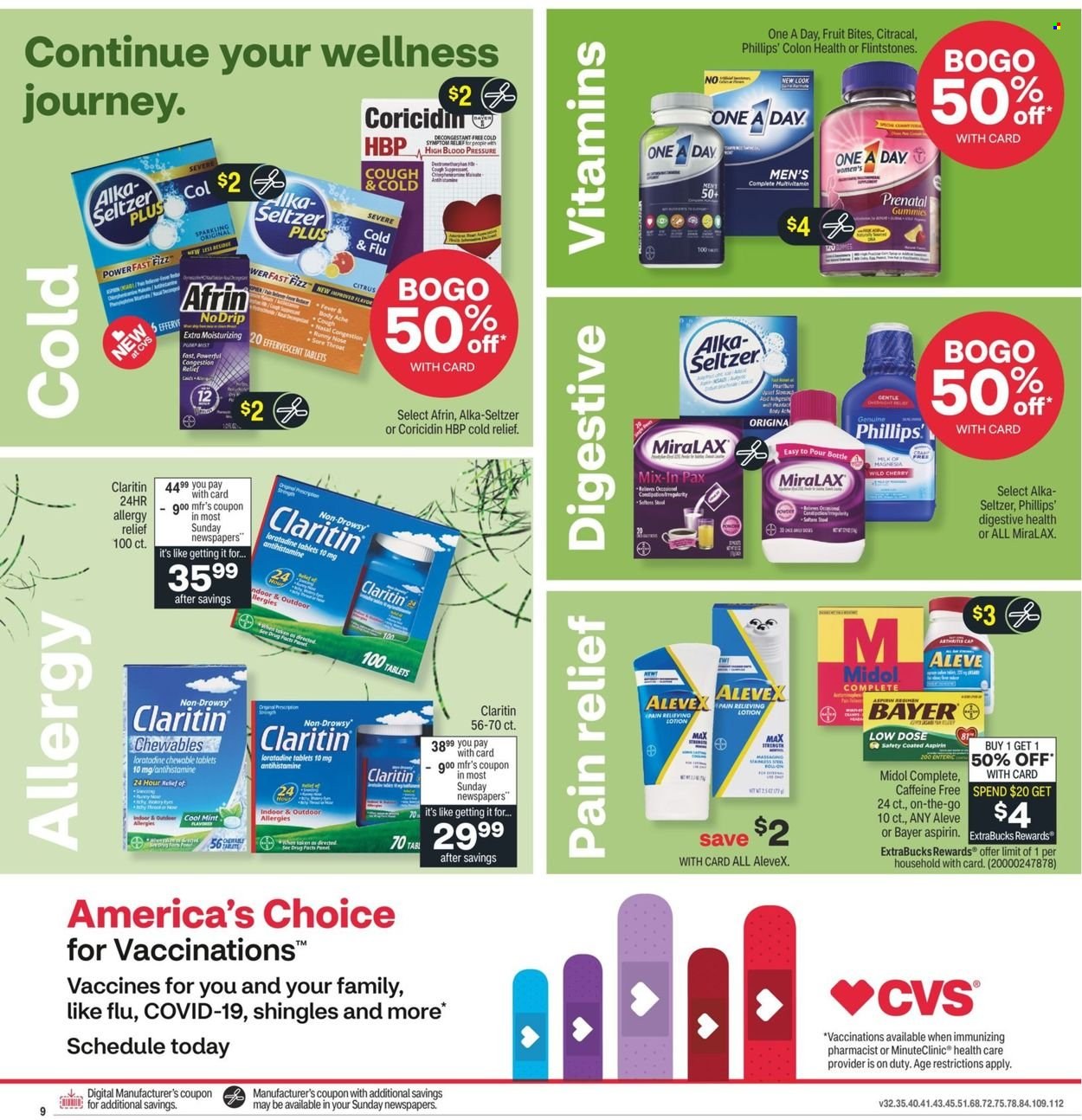 CVS Pharmacy ad - 01/02/2022 - 01/08/2022. Page 9