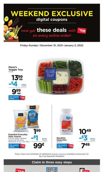 Cub Foods Flyer - 12/31/2021 - 01/02/2022.