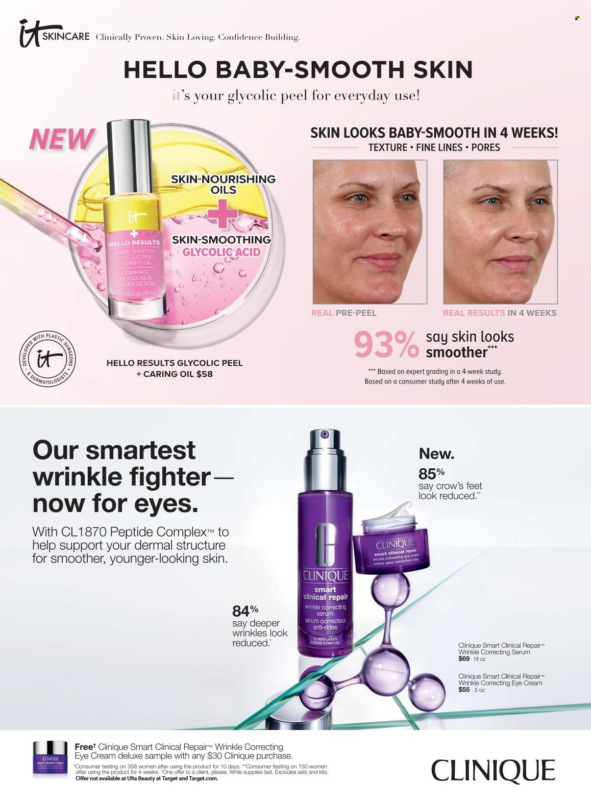 thumbnail - Ulta Beauty Flyer - 01/02/2022 - 01/22/2022 - Sales products - Clinique, serum, eye cream. Page 28.