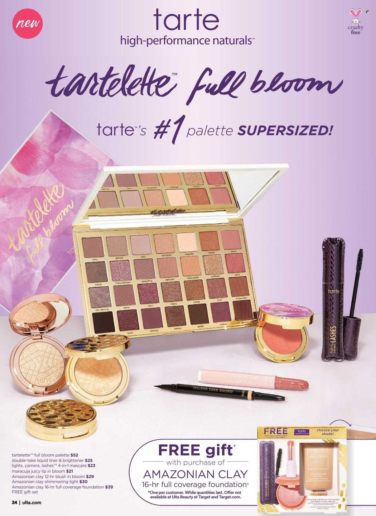 thumbnail - Ulta Beauty Flyer - 01/02/2022 - 01/22/2022 - Sales products - Palette, gift set, Lotus. Page 34.