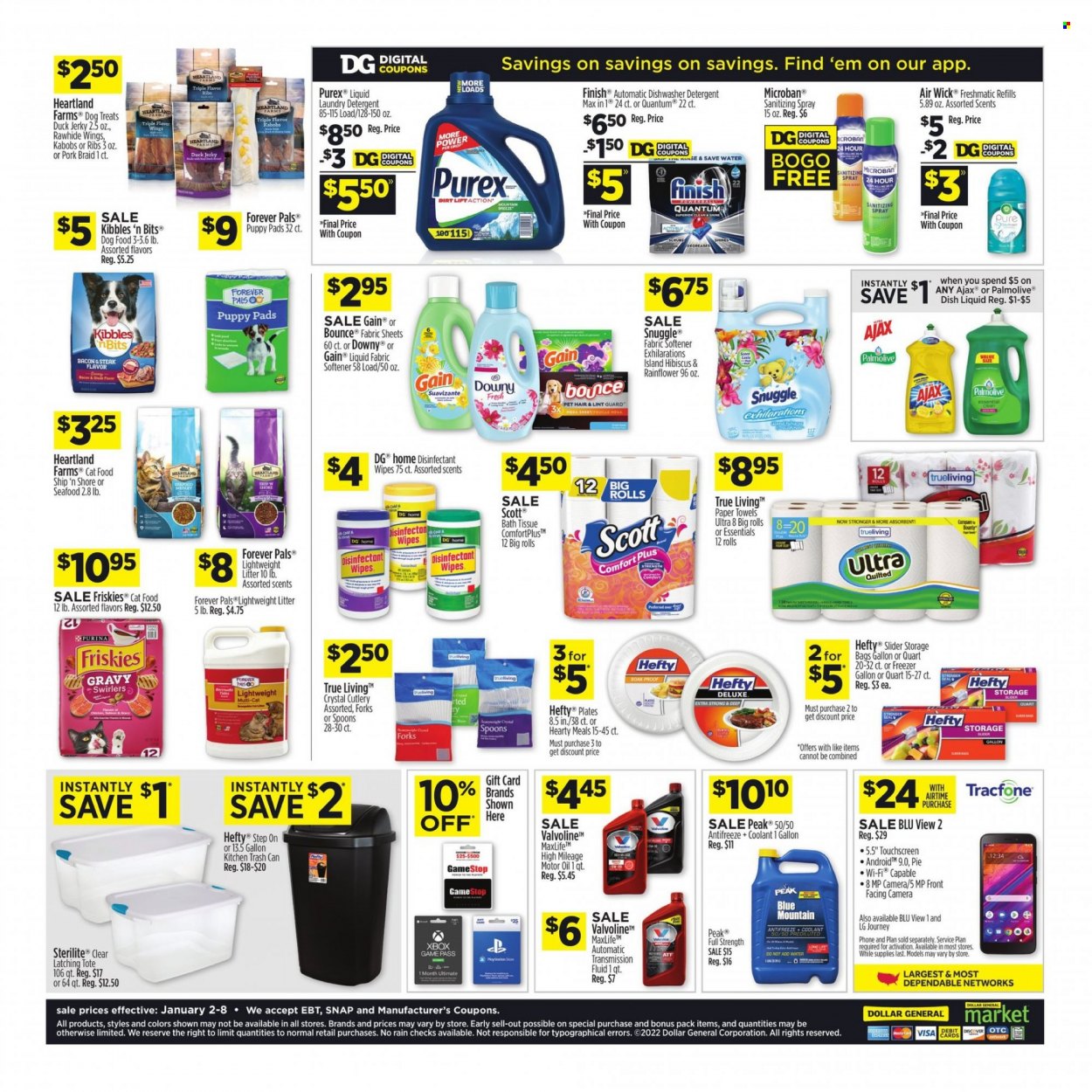 Dollar General ad - 01/02/2022 - 01/08/2022. Page 2