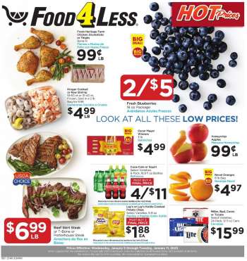 Food 4 Less Flyer - 01/05/2022 - 01/11/2022.