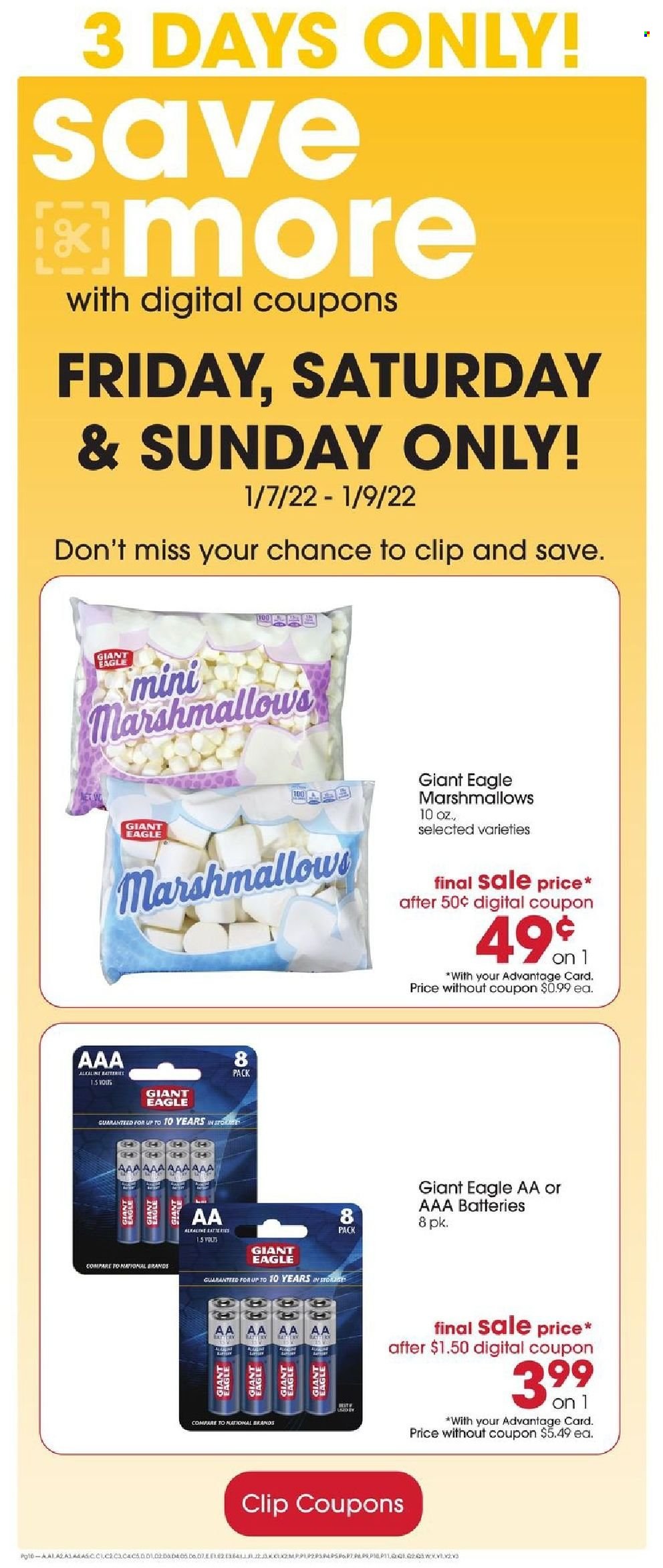 Giant Eagle ad - 01/06/2022 - 01/12/2022. Page 9