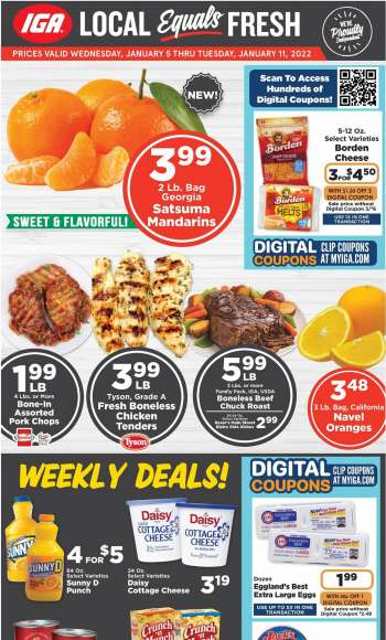 IGA Flyer - 01/05/2022 - 01/11/2022.