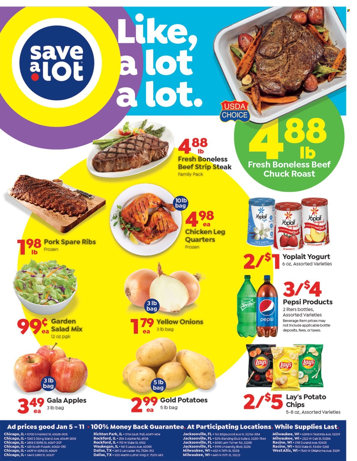 Save a Lot ad - 01/05/2022 - 01/11/2022. Page 1