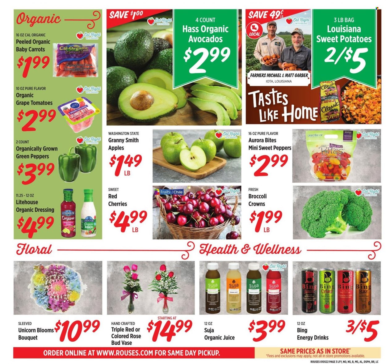 Rouses Markets ad - 01/05/2022 - 01/12/2022. Page 3