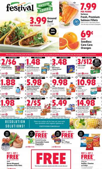 Festival Foods Flyer - 01/05/2022 - 01/11/2022.