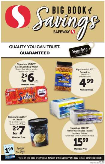 Safeway Flyer - 01/05/2022 - 01/30/2022.