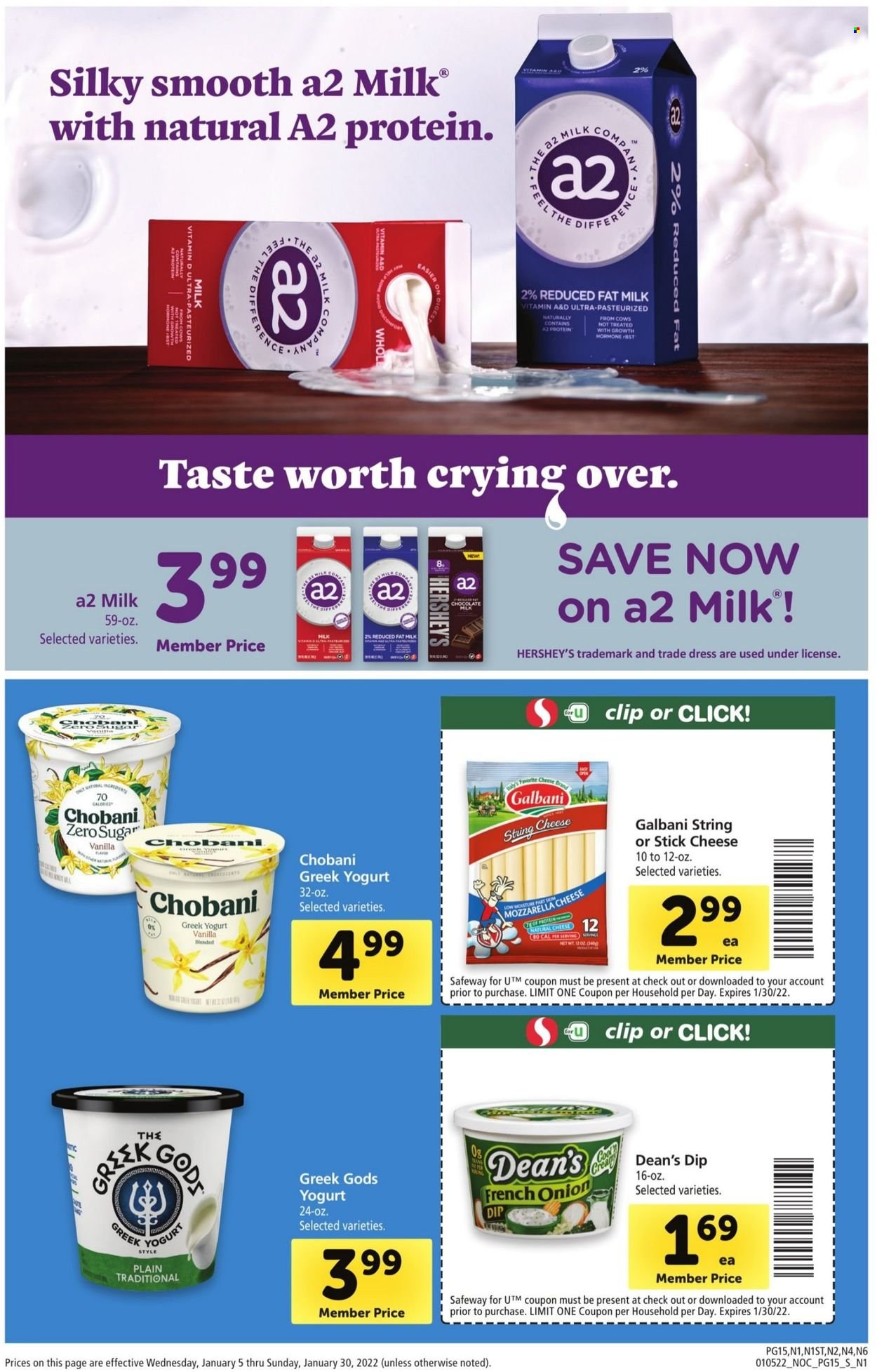 Safeway ad - 01/05/2022 - 01/30/2022. Page 15