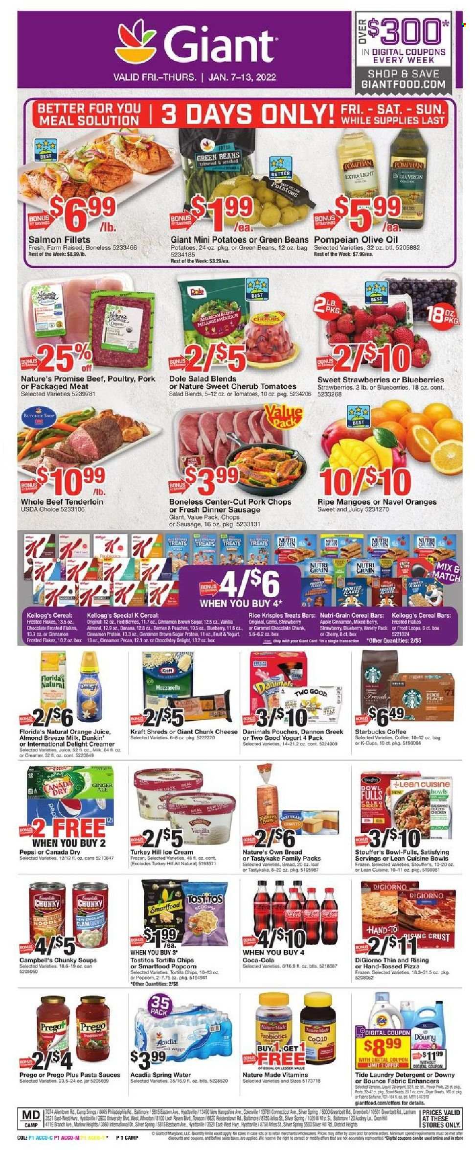 Giant Food ad - 01/07/2022 - 01/13/2022. Page 1