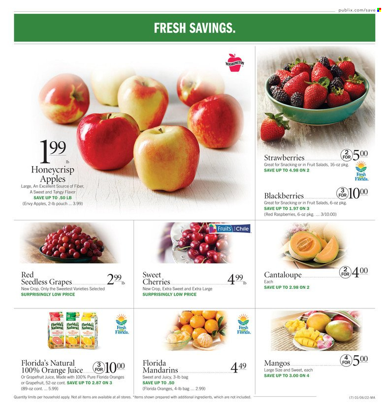 Publix ad - 01/06/2022 - 01/12/2022. Page 7