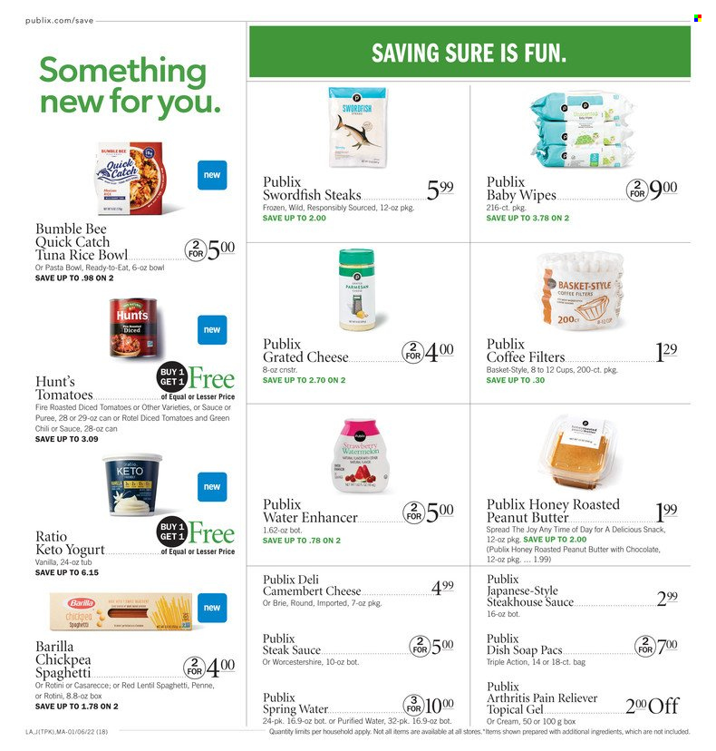 Publix ad - 01/06/2022 - 01/12/2022. Page 18