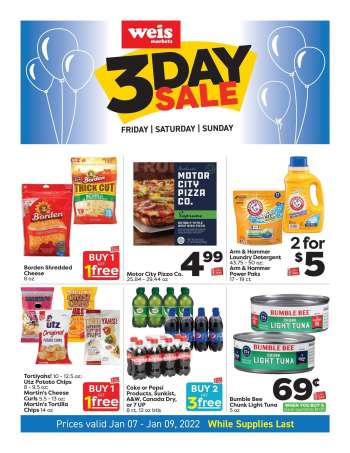Weis Flyer - 01/07/2022 - 01/09/2022.