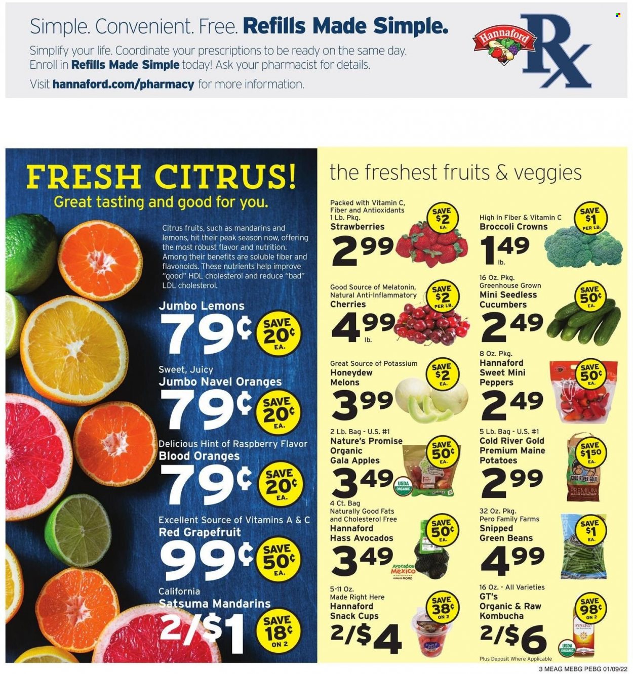 Hannaford ad - 01/09/2022 - 01/15/2022. Page 3